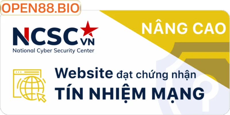 Chứng chỉ an toàn thông tin quốc tế của Open88